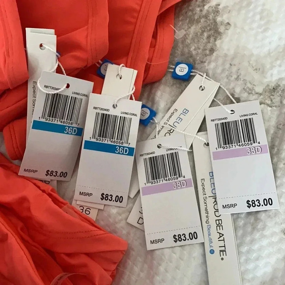 Bleu Rod Beattie Living Coral Two Piece Swimsuit - Picture 11 of 13